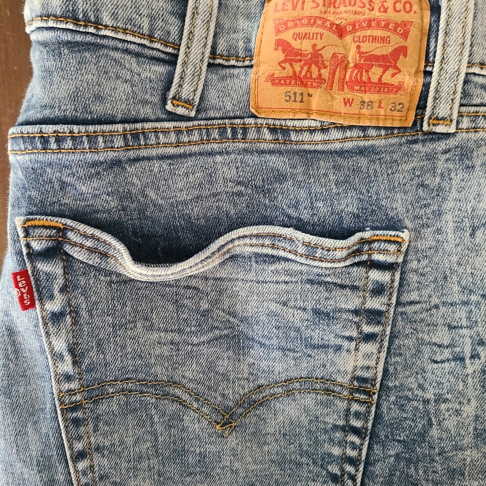Levis 511 Stonewash jean w38xl32